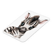 Magnet Flexible adorable bébé Zebra (Côté Gauche)