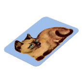 Magnet Flexible adorable chaton siamois (Côté Gauche)
