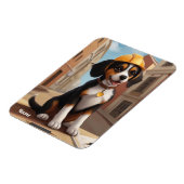 Magnet Flexible Adorable ouvrier de construction Chien Cute Chiot (Côté Gauche)