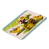 Magnet Flexible adorable petit magicien (Côté Gauche)