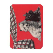 Magnet Flexible adorable terrier écossais (Vertical)