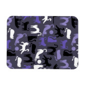 Magnet Flexible Adorable Yoga mignon Pots de chat (Horizontal)