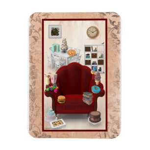 Magnet Flexible Adorables Univers 3D Beaucoup De Nourriture