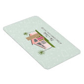 Magnet Flexible Adresse de la maison rose du centre du siècle (Côté Droit)
