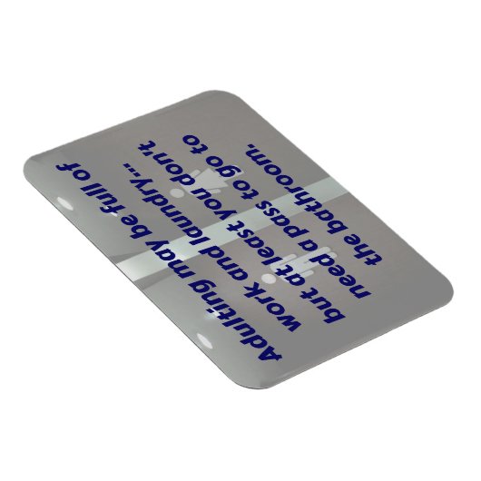 Magnet Flexible ADULTE : aimant de passe de salle de bain (Côté Droit)