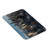 Magnet Flexible Aerial view of Seattle city skyline (Côté Droit)