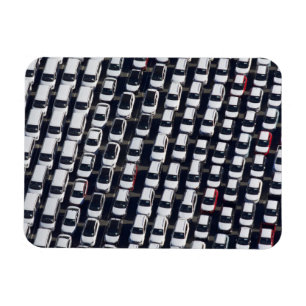 Magnet Flexible Aérien au-dessus du lot de voitures