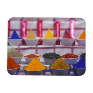 Magnet Flexible AF, Égypte, Assouan, Épices colorées sur le marché