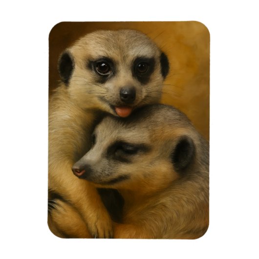 Magnet Flexible Affection de Meerkat (Vertical)