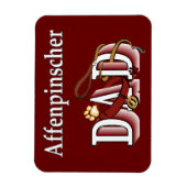 Magnet Flexible Affenpinscher Papa (Vertical)