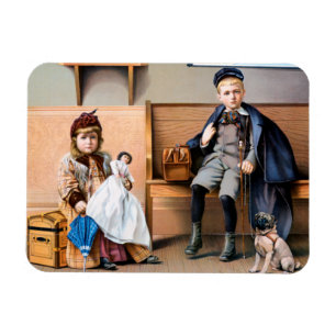 MAGNET FLEXIBLE AFFICHAGE SUR LA ROUTE FERROVIAIRE, 1898