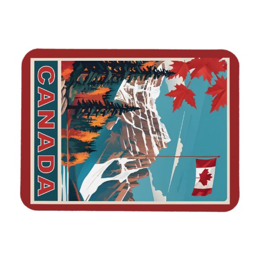 Magnet Flexible Affiche Canada Travel (Horizontal)