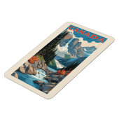 Magnet Flexible Affiche Canada Travel (Côté Gauche)