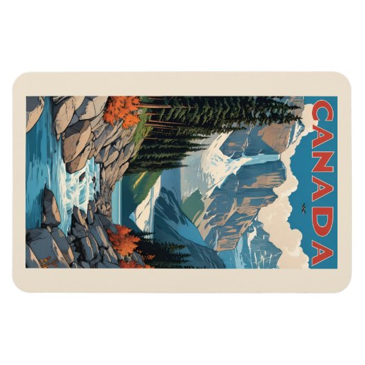 Magnet Flexible Affiche Canada Travel (Horizontal)