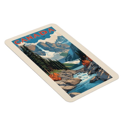 Magnet Flexible Affiche Canada Travel (Côté Droit)