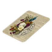 Magnet Flexible affiche d'anatomie du cerveau floral médical (Côté Gauche)