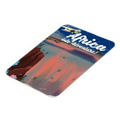 Magnet Flexible Affiche d'aventure de cascade africaine (Côté Gauche)