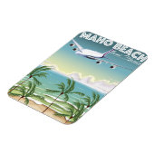 Magnet Flexible Affiche d'avion de la plage de Maho Saint-Martin (Côté Gauche)