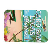 Magnet Flexible Affiche de Cabo San Lucas Mexico Beach (Horizontal)