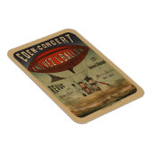 Magnet Flexible Affiche De Cirque Française De Deux Artistes En Aé (Côté Droit)