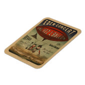 Magnet Flexible Affiche De Cirque Française De Deux Artistes En Aé (Côté Gauche)