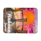 Magnet Flexible Affiche de fleurs de Hakone japon. (Horizontal)