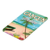 Magnet Flexible Affiche de la plage de Cancun Mexique (Côté Gauche)