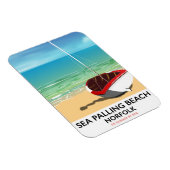 Magnet Flexible Affiche de la plage de Sea Palling Norfolk (Côté Droit)