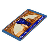 Magnet Flexible Affiche de l'Exposition Internationale de Lyon 191 (Côté Gauche)