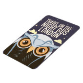 Magnet Flexible Affiche de l'Hibou de Londres. (Côté Gauche)