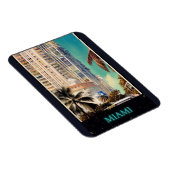 Magnet Flexible Affiche de Miami (Côté Droit)