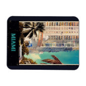 Magnet Flexible Affiche de Miami (Horizontal)