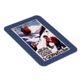 Magnet Flexible Affiche de promotion du téléphérique SNCF (Côté Droit)