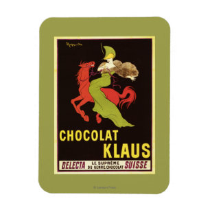 Magnet Flexible Affiche de publicité de Chocolat Klaus