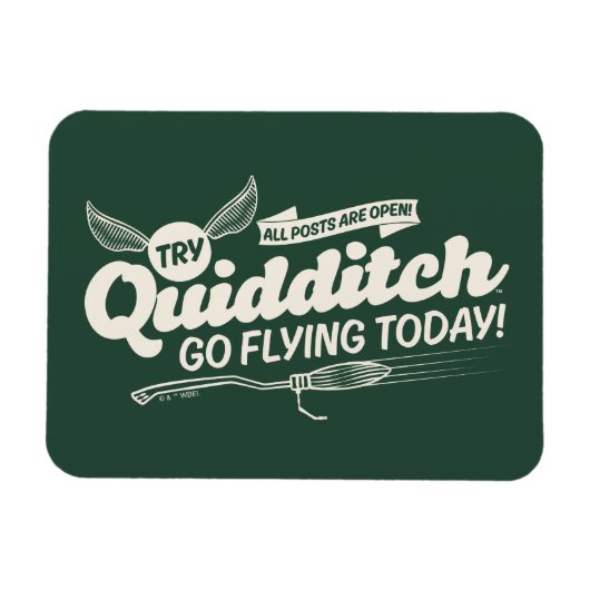 Magnet Flexible Affiche de recrutement de QUIDDITCH™ (Horizontal)