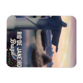 Magnet Flexible Affiche de Rio de Janeiro Brésil. (Horizontal)