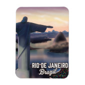 Magnet Flexible Affiche de Rio de Janeiro Brésil. (Vertical)