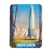 Magnet Flexible Affiche de science-fiction Ross 128 B (Vertical)