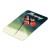 Magnet Flexible Affiche de ski Norvège (Côté Gauche)