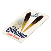 Magnet Flexible Affiche de ski Okemo Ludlow Vermont (Côté Gauche)