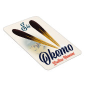 Magnet Flexible Affiche de ski Okemo Ludlow Vermont (Côté Droit)