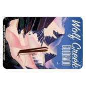 Magnet Flexible Affiche de ski Wolf Creek Colorado (Horizontal)