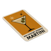 Magnet Flexible Affiche de style milieu du siècle moderne Martini (Côté Droit)
