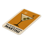 Magnet Flexible Affiche de style milieu du siècle moderne Martini (Côté Gauche)