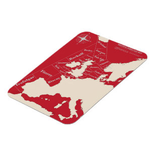 Magnet Flexible Affiche de transport maritime britannique rouge vi