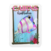 Magnet Flexible Affiche de vacances à Cairns Australie (Vertical)