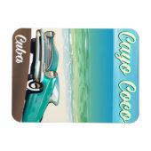 Magnet Flexible Affiche de vacances cubaines à Cayo Coco (Horizontal)