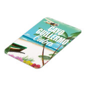 Magnet Flexible Affiche de vacances de plage à Cayo Guillermo (Côté Gauche)