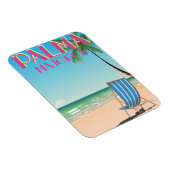 Magnet Flexible Affiche de vacances de plage à Palma Majorque (Côté Droit)