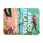 Magnet Flexible Affiche de vacances des îles Abaco (Horizontal)